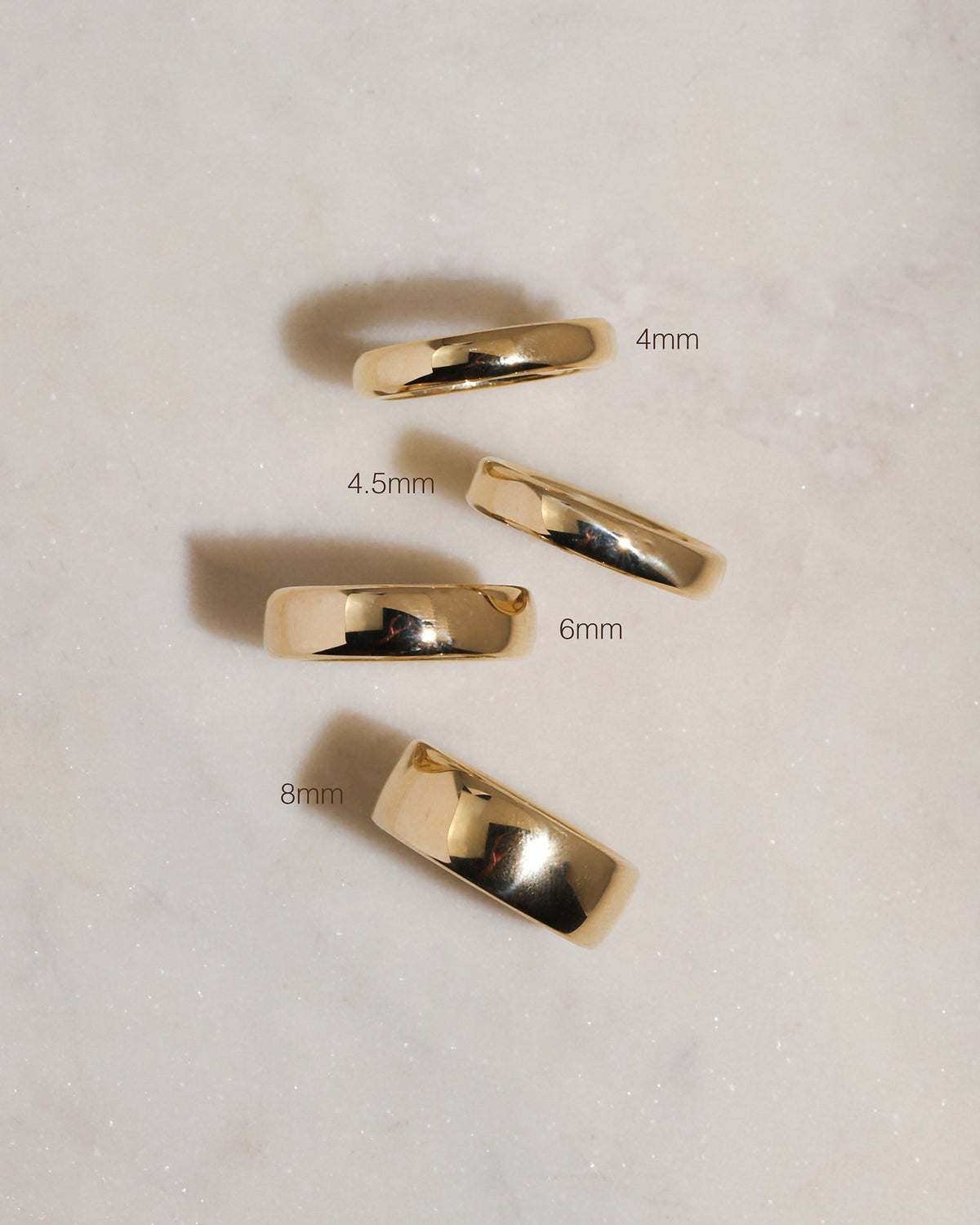 Chunky Plain Gold Glossy Sovanna Ring