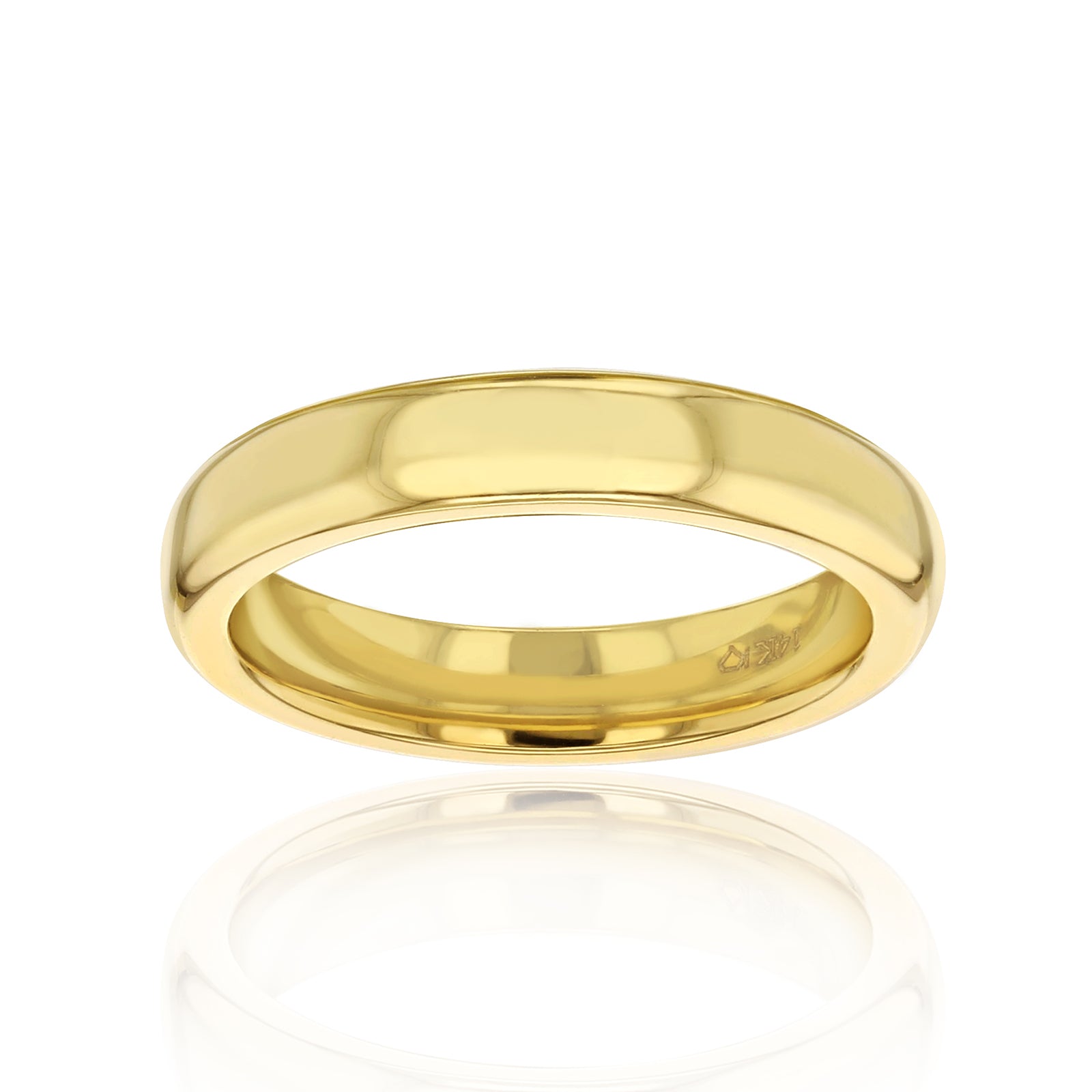 4 mm Plain Gold Sovanna Ring