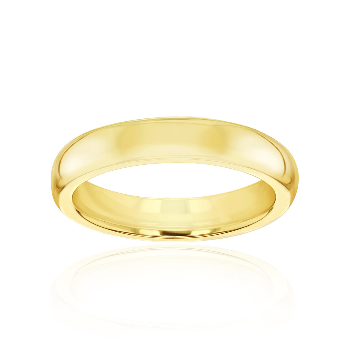 Chunky Plain Gold Glossy Sovanna Ring
