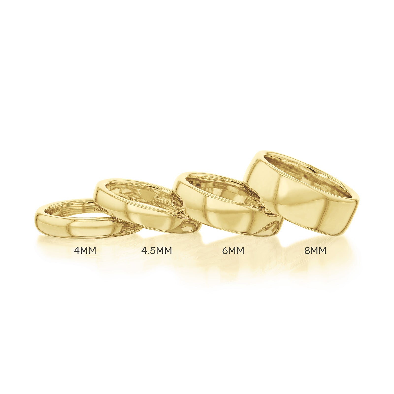 Chunky Plain Gold Glossy Sovanna Ring