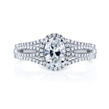 1ct Riviera Oval Ring