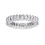 Kobelli Princess Baguette Diamond Eternity Band 2 7/8 CTW 18k White Gold  - Size 5.25 71305X/5.25W