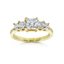 Kobelli EGL Certified 14k Yellow Gold 1 7/8ct TDW Five Stone Diamond Engagement Ring