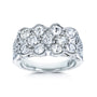 1.84 Carat Natural Diamond Old Mine Cut Hourglass Ring
