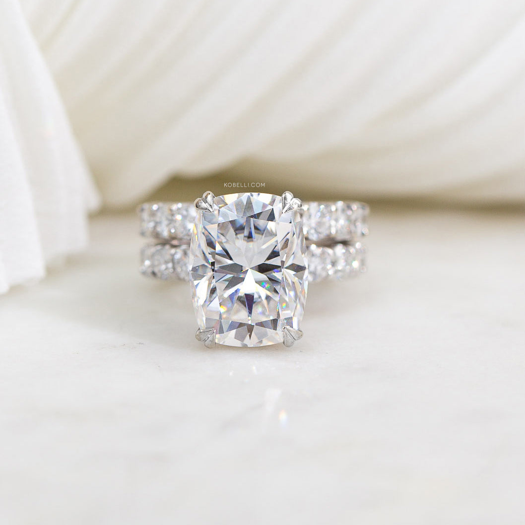 Elongated Cushion Moissanite