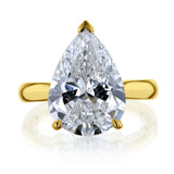 5.84 Carat Natural Diamond Solitaire Ritz Ring (GIA)