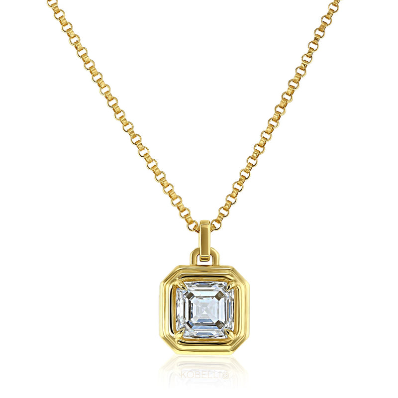 Kobelli Square Diamond Necklace
