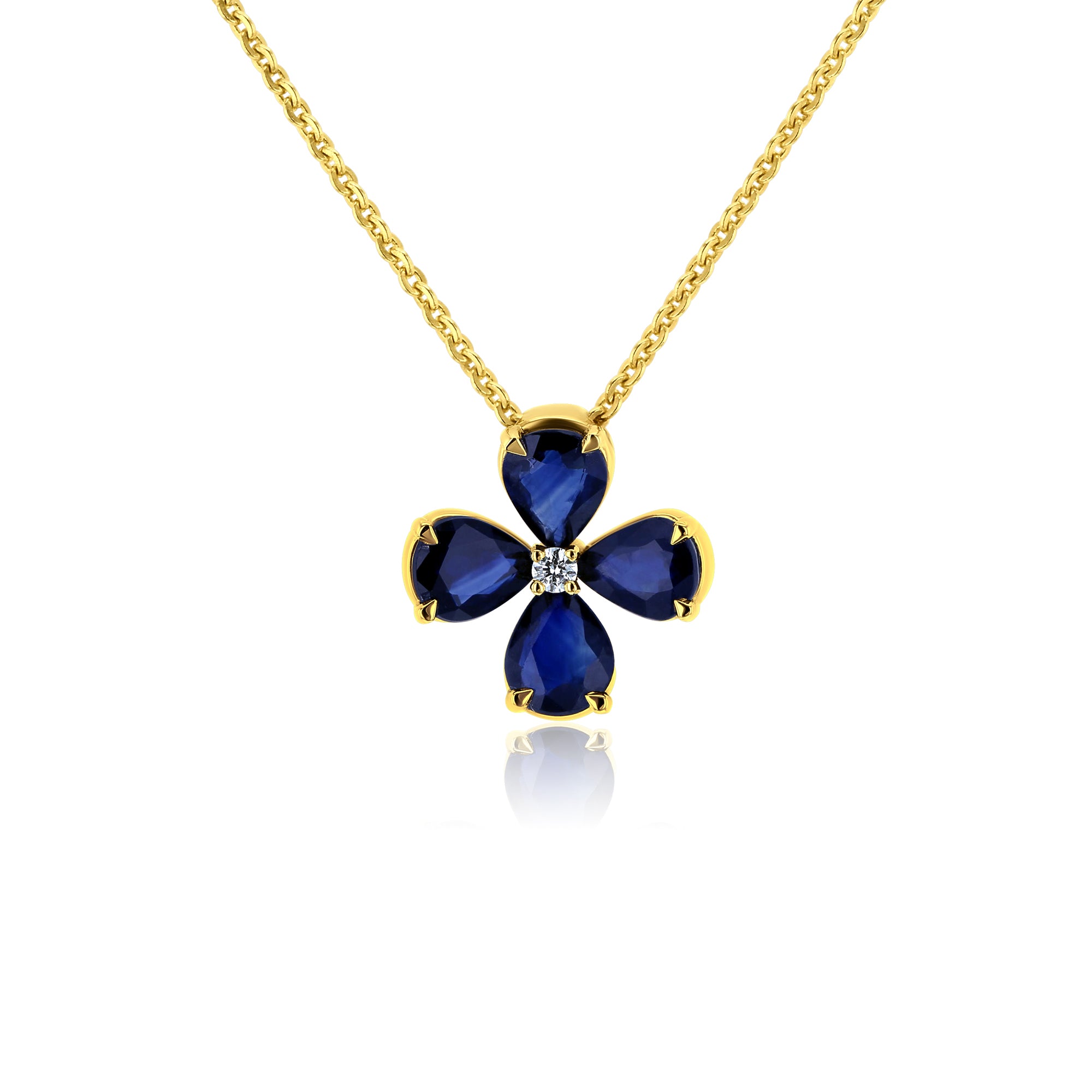 1.54 Carat Dark Sapphire Lilah Necklace