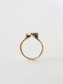Kobelli Solid Gold Sapphire and Diamond Ring