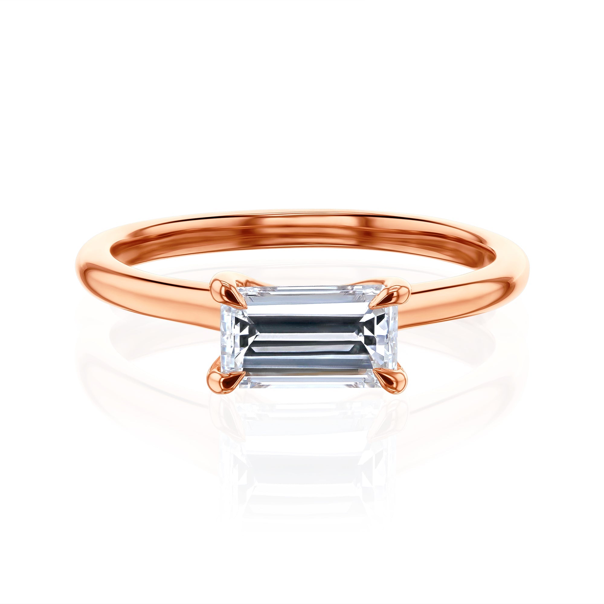 Kobelli Diamond Emerald-cut Diamond Ring