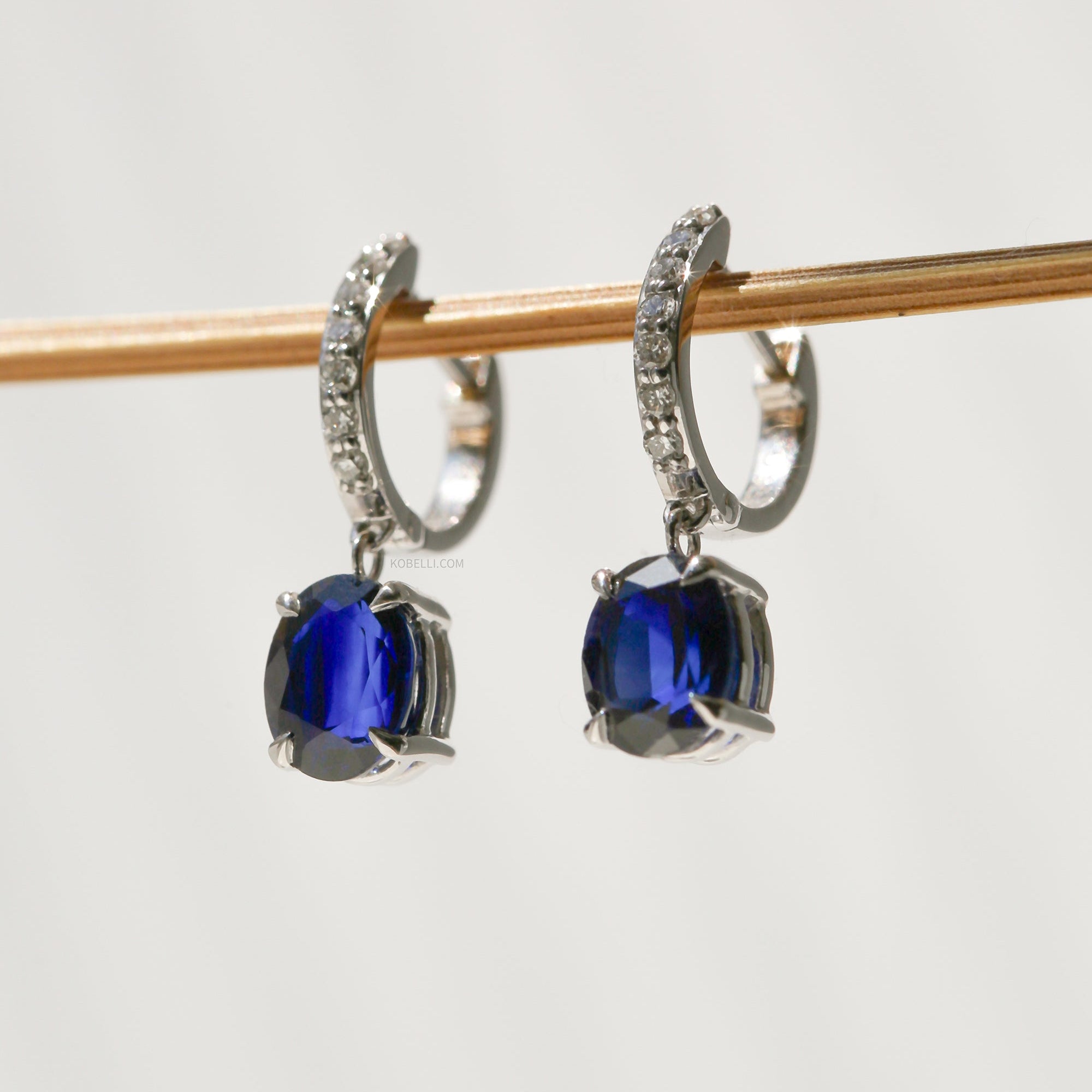 Kobelli Sapphire & Diamond Earrings