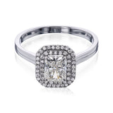 Kobelli Double Halo Diamond Ring