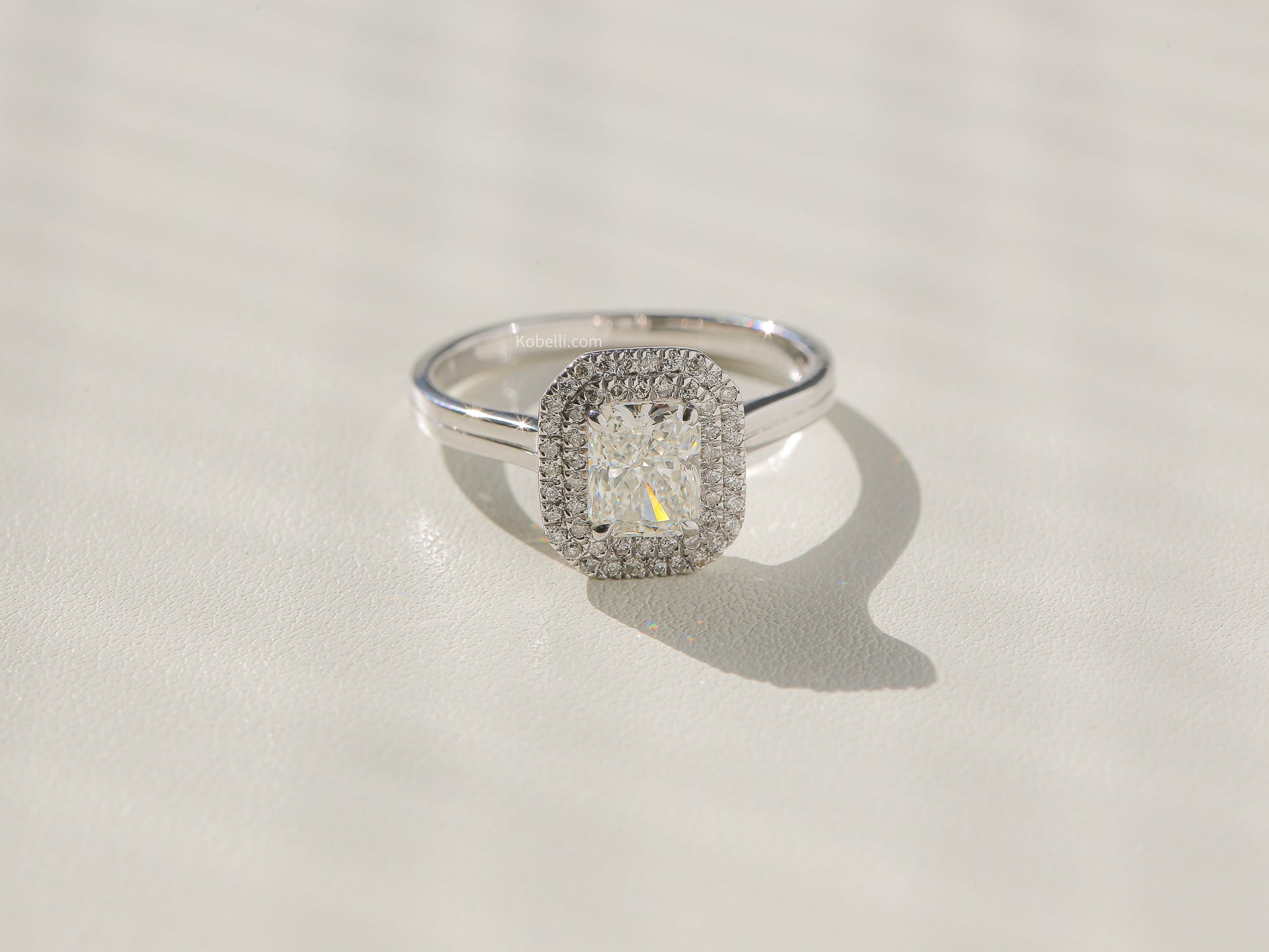 Kobelli Double Halo Diamond Ring