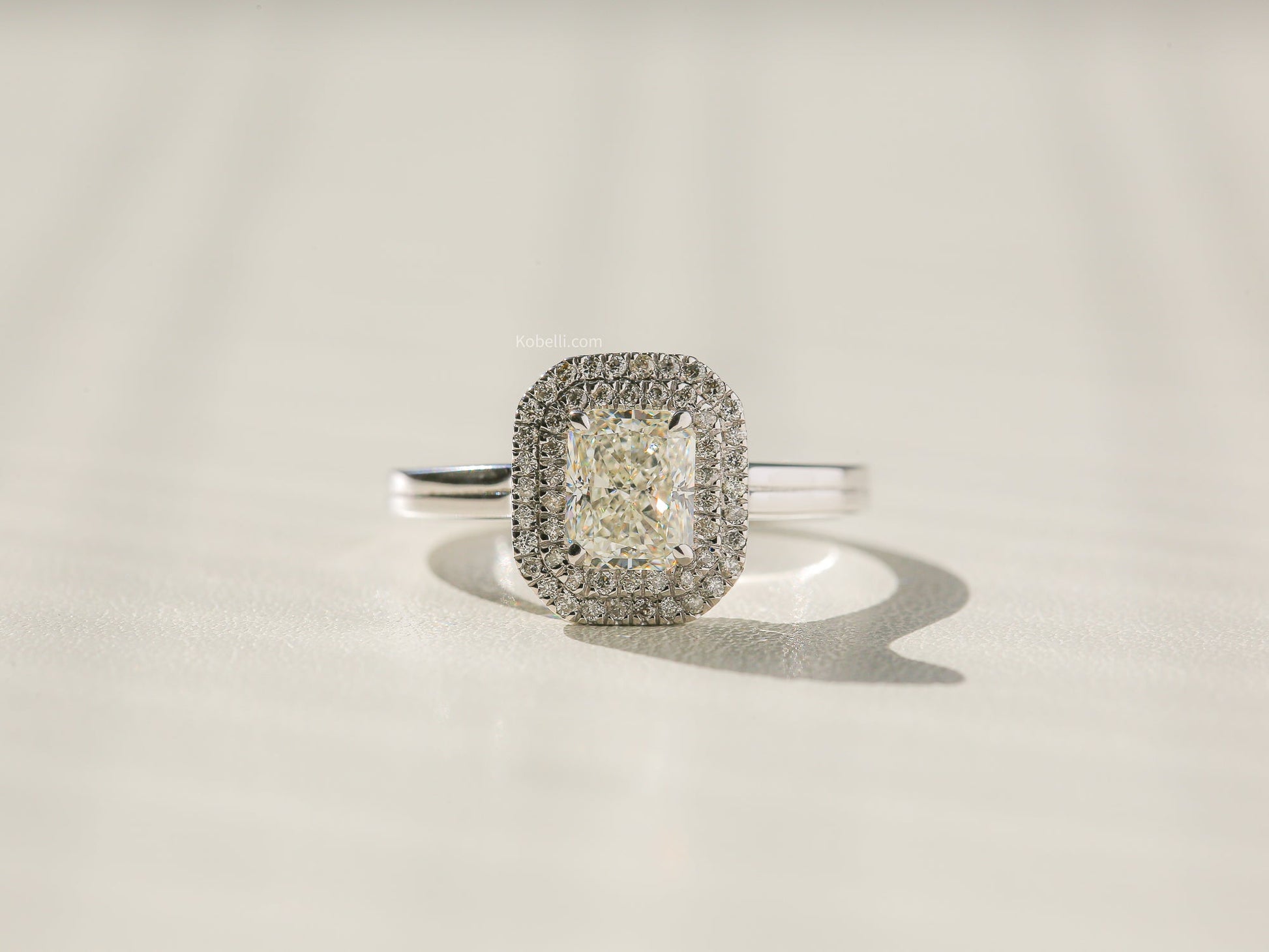 Kobelli Double Halo Diamond Ring