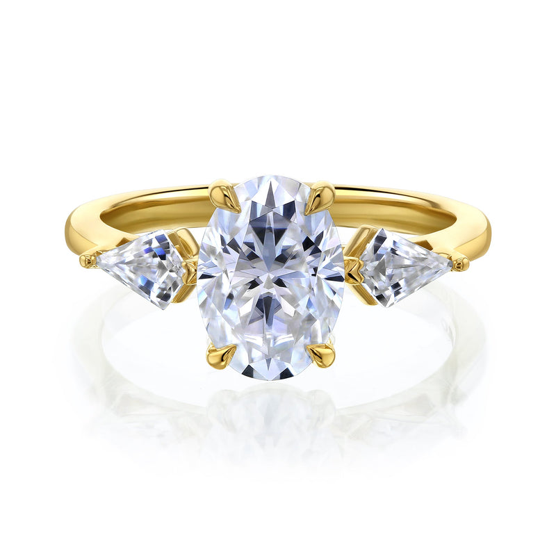 Kobelli Three Stone Engagement Ring