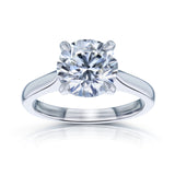 3 Carat Natural Diamond Solitaire Excellent Ring (GIA)