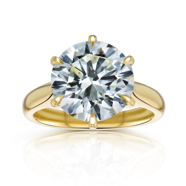 5.55 Carat Natural Diamond Solitaire Ring (GIA)