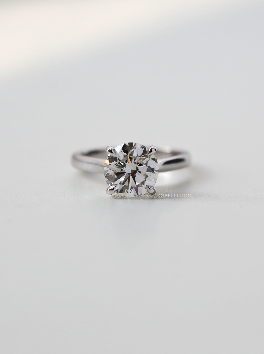 Kobelli GIA Certified Round Brilliant 3.00 Carat Diamond Ring