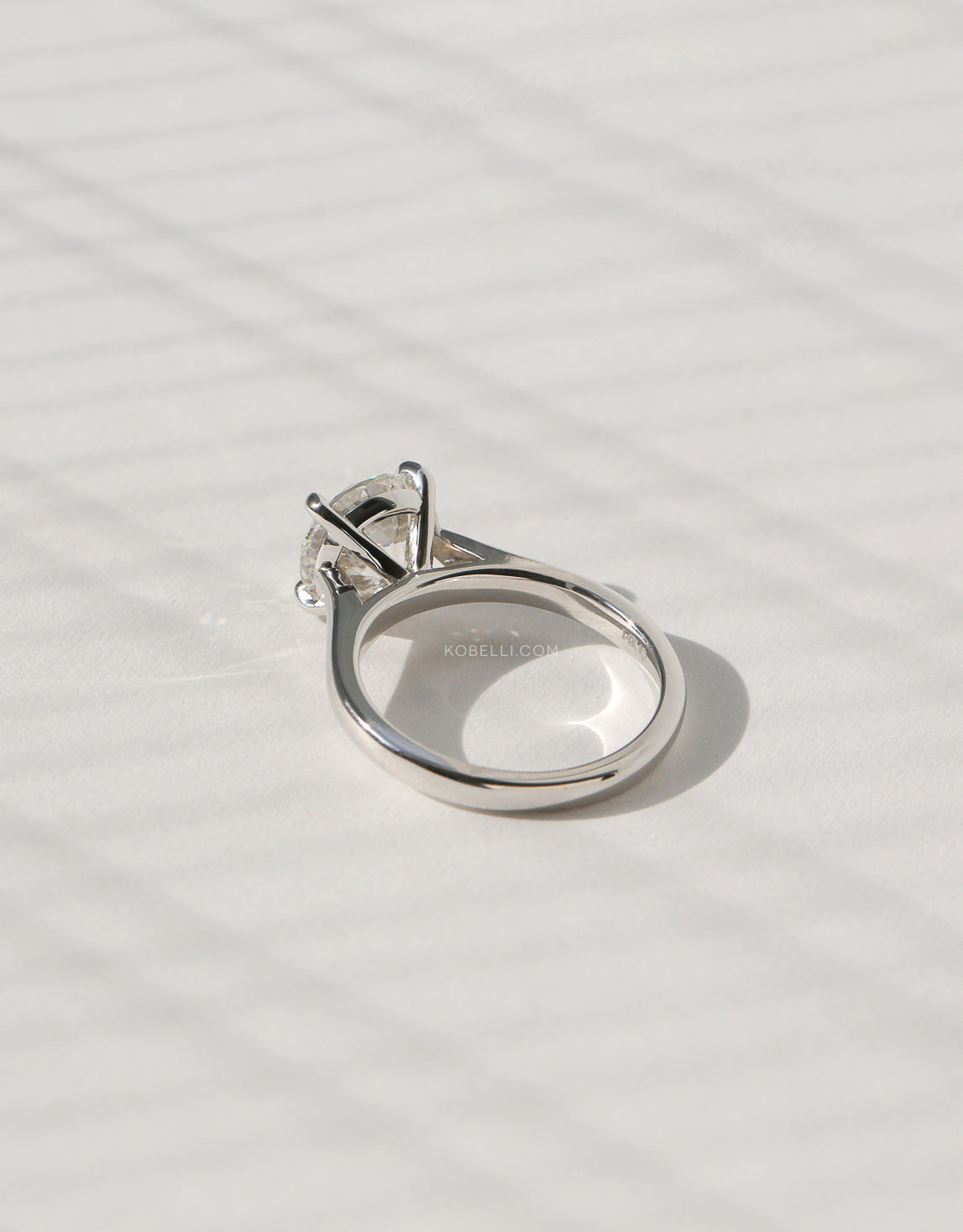 Kobelli GIA Certified Round Brilliant 3.00 Carat Diamond Ring