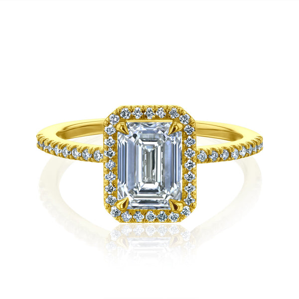 Kobelli Emerald Diamond Engagement Ring