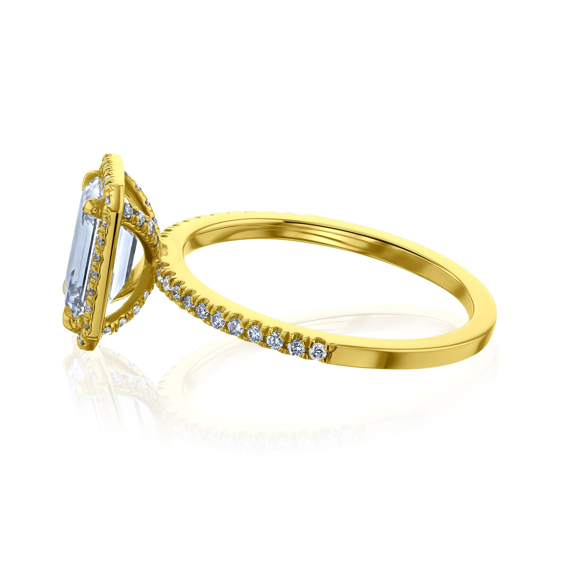Kobelli Emerald Diamond Engagement Ring