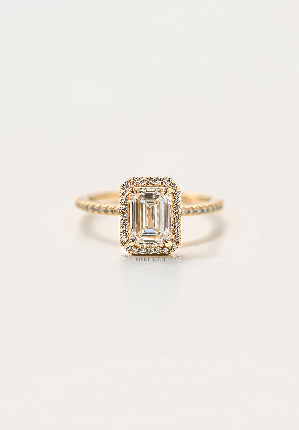 Kobelli Emerald Diamond Engagement Ring