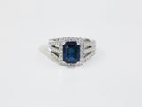 6.3 Carat Sapphire Neptune Ring