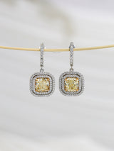 6.21 Carat Yellow Diamond Liora Dangles