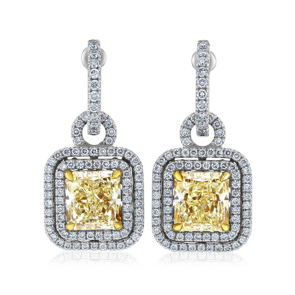 Meira Yellow Diamond Dangles