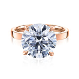 4 Carat Lab Grown Diamond Solitaire Granada Ring in Rose Gold