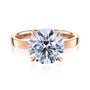 4 Carat Lab Grown Diamond Solitaire Granada Ring in Rose Gold