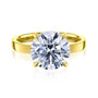 4 Carat Lab Grown Diamond Solitaire Granada Ring in Yellow Gold