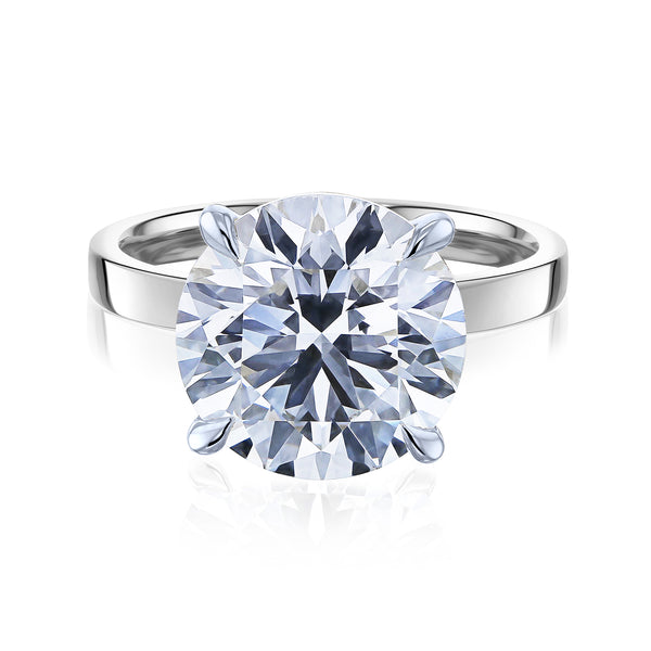 4 Carat Lab Grown Diamond Solitaire Granada Ring in White Gold