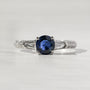 Kobelli 1.24 Carat TGW Sapphire & Diamond Engagement Ring