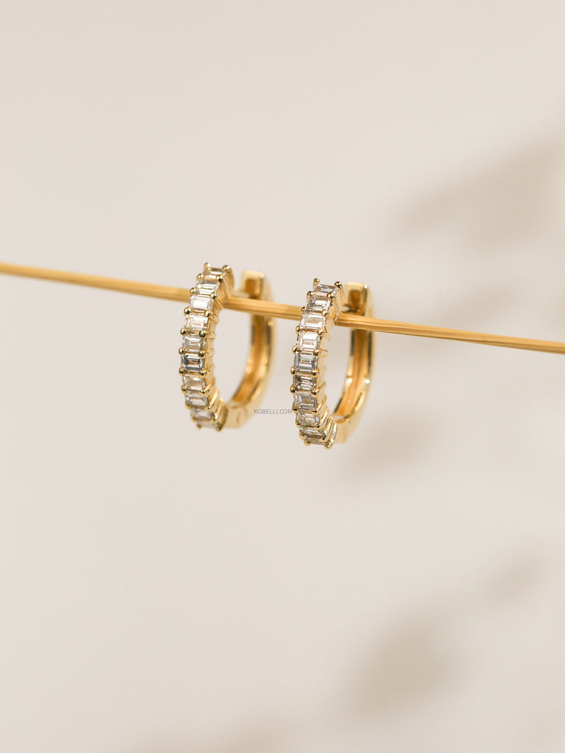 0.60 Carat Natural Diamond Millie Hoops