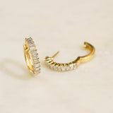 0.60 Carat Natural Diamond Millie Hoops