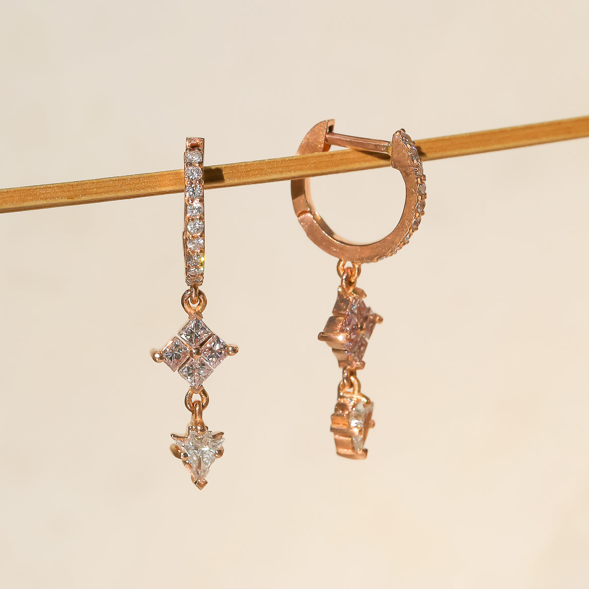 Kobelli Custom Tailored Diamond Earrings