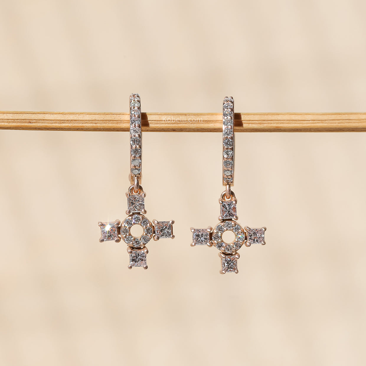 Kobelli Custom Tailored Diamond Earrings