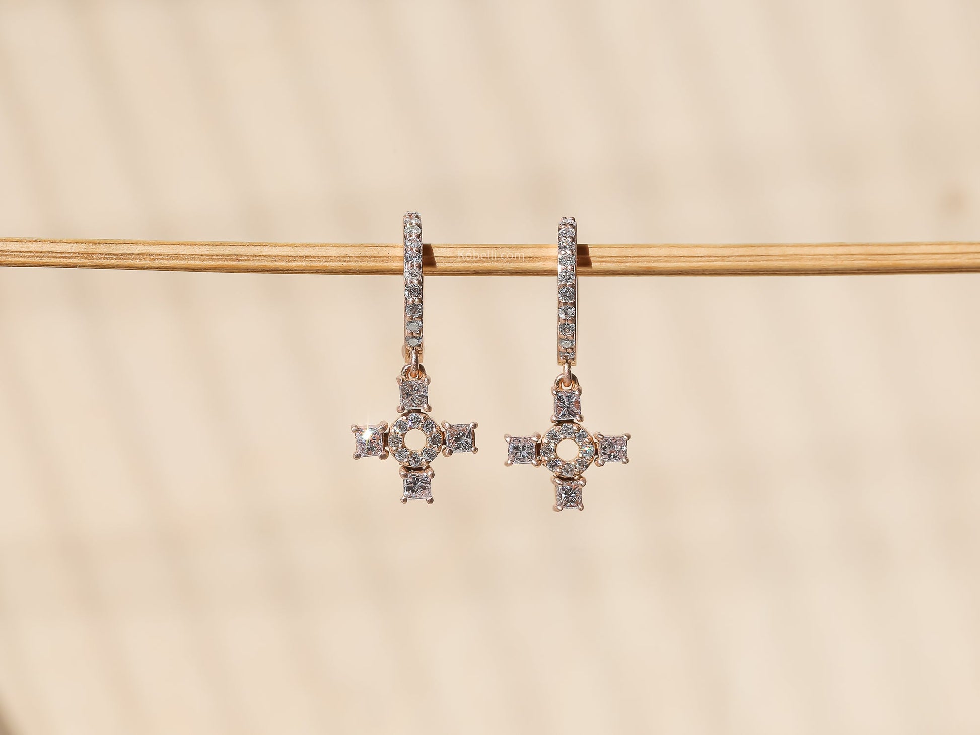 Kobelli Custom Tailored Diamond Earrings