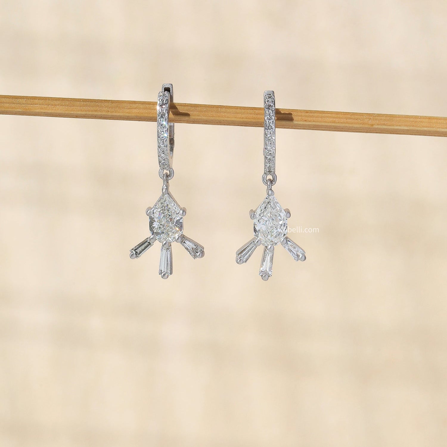 Kobelli Custom Tailored Diamond Earrings