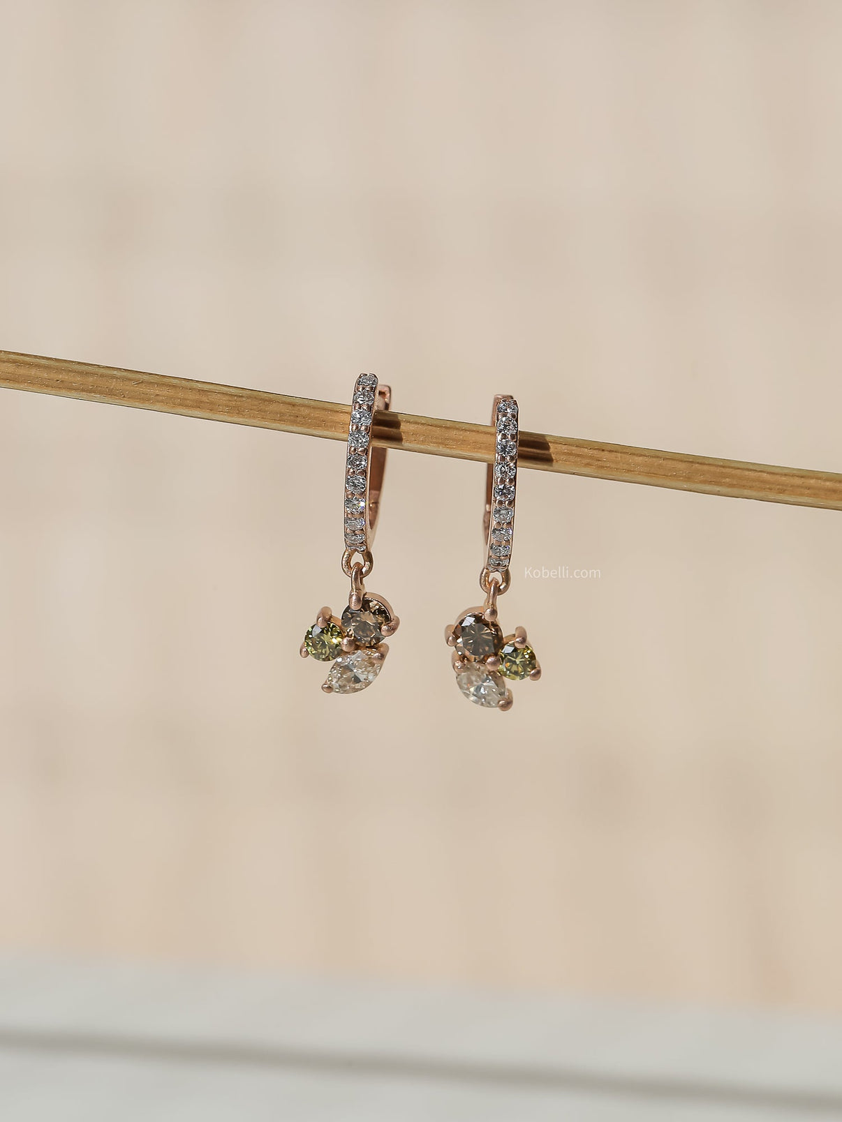 Desert Flower Stone Earrings