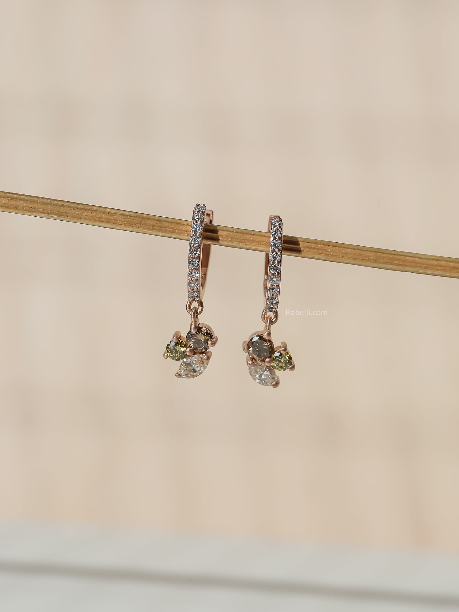 Kobelli Custom Tailored Diamond Earrings