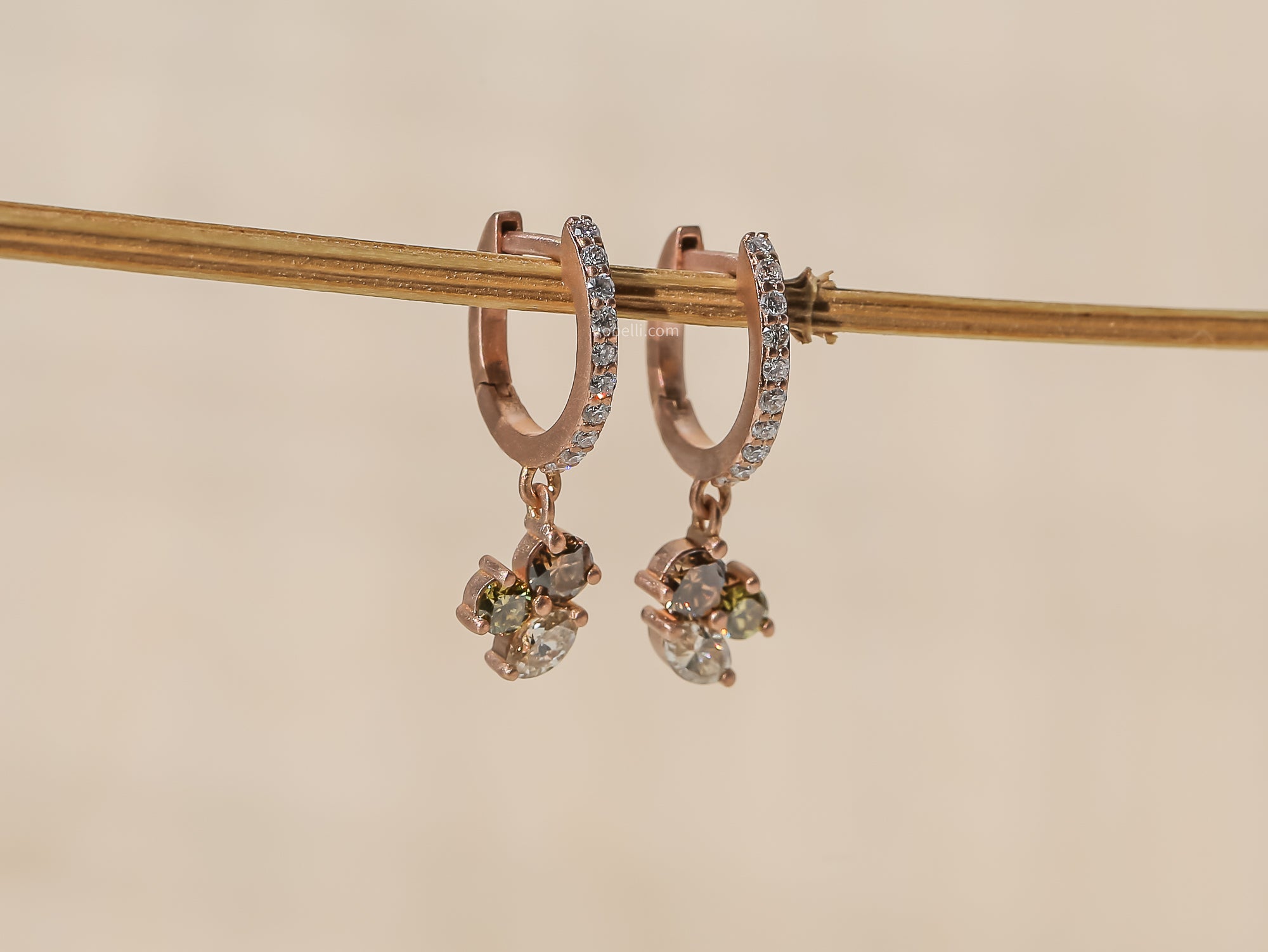 Kobelli Custom Tailored Diamond Earrings