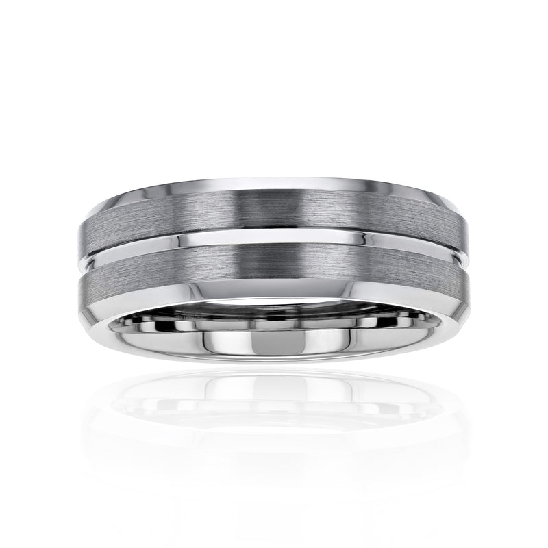 7mm Grooved Felix Ring