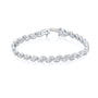 8+ Carat Diamond Collet Tennis Hira Bracelet - white gold option