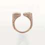 Kobelli Custom Toit et Moi Diamond Ring