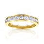 Round Lab-Grown Diamond Channel Set Wedding Band in 14k Yellow Gold