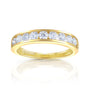 Round Lab-Grown Diamond Channel Set Wedding Band in 14k Yellow Gold