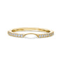 Lab Grown Diamond Shadow Ring - 61766 Series - yellow gold option