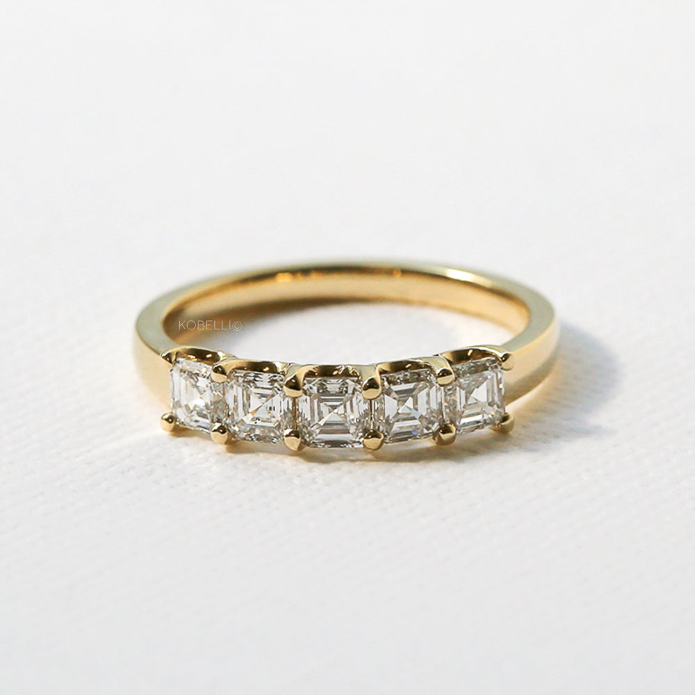 Kobelli Asscher Diamond Band